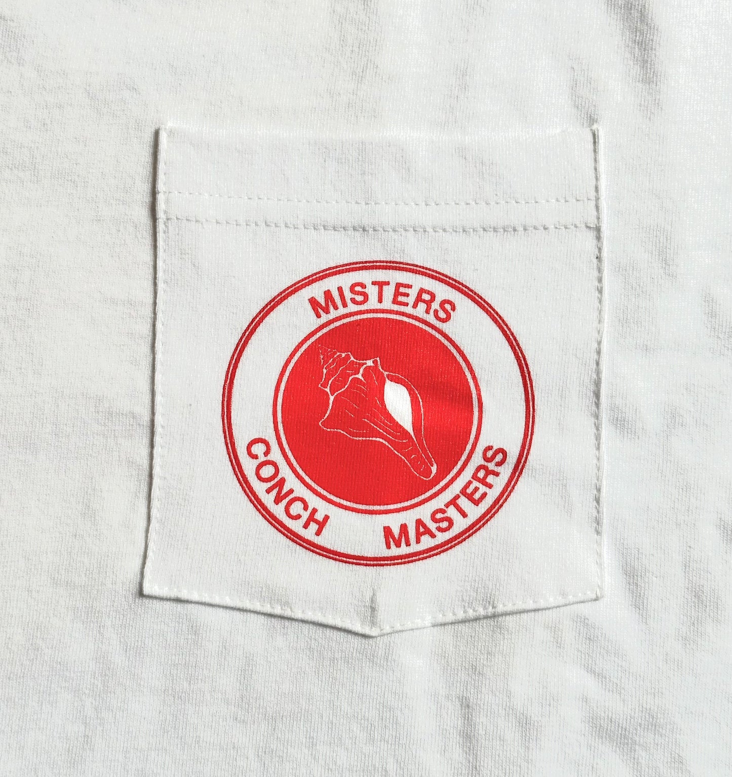 CONCH POCKET TEE / WHITE