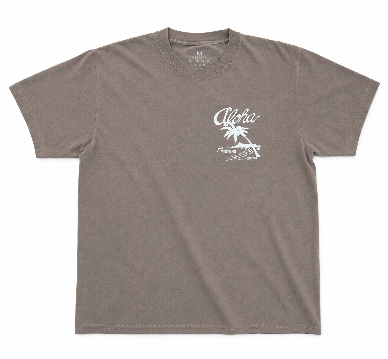 ALOHA TEE / COCOA BROWN
