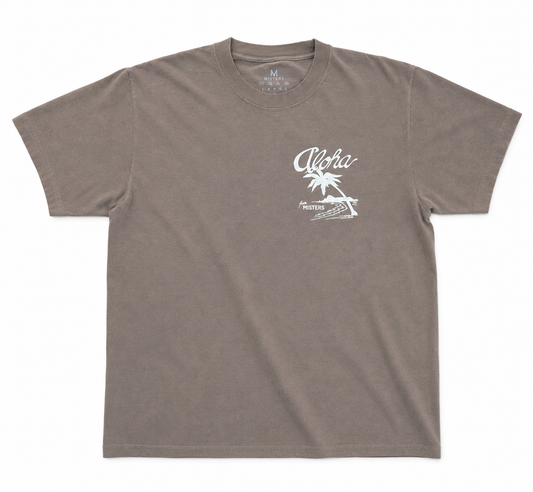 ALOHA TEE / COCOA BROWN