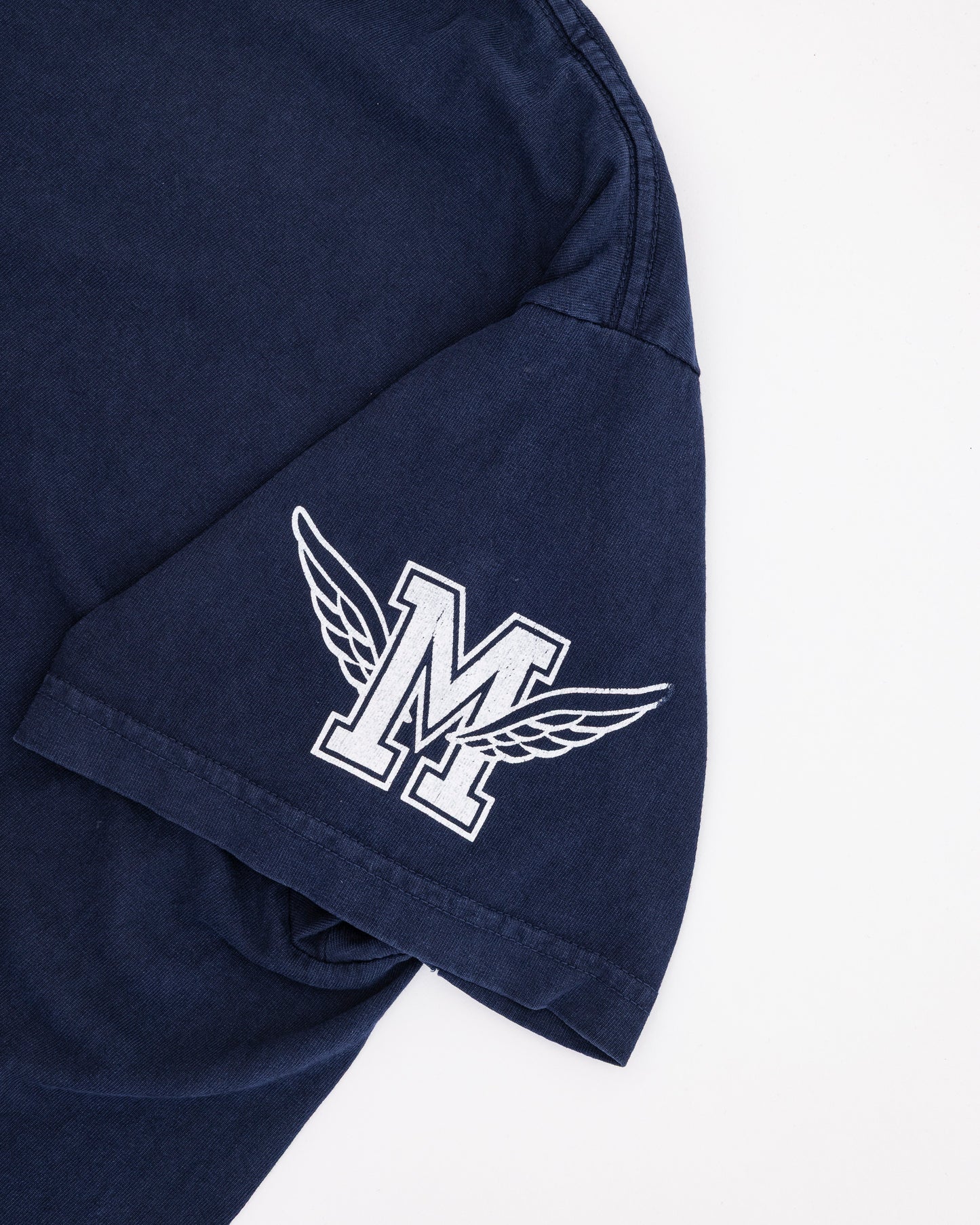 M-WINGS TEE  / NAVY