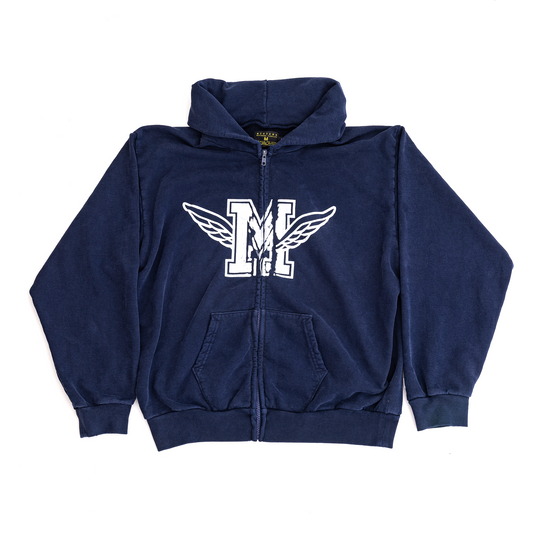 M-WING ZIP-UP / NAVY