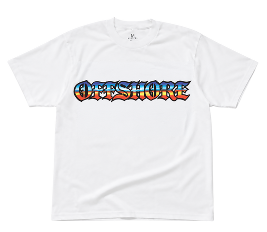 PAINTED OFFSHORES TEE / WHITE