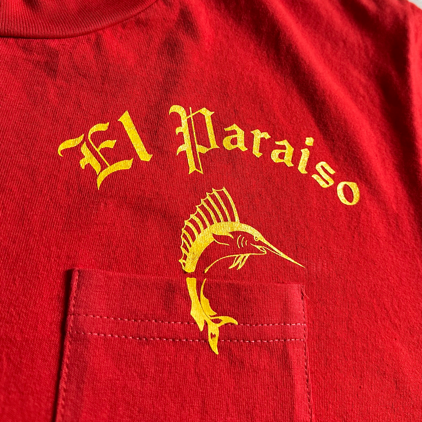 PARAISO POCKET TEE / FLAME