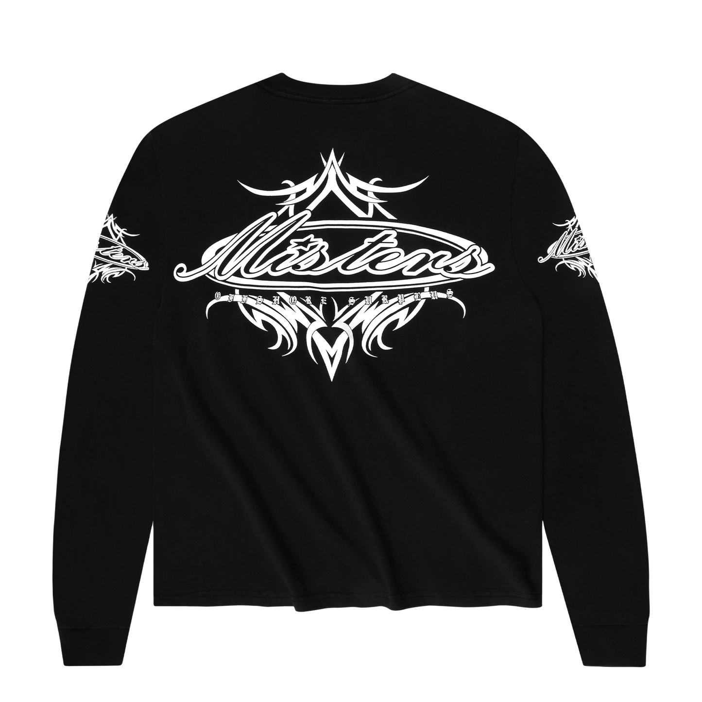 CUSTOM DESIGNS SHRUNKEN LS / WORN BLACK