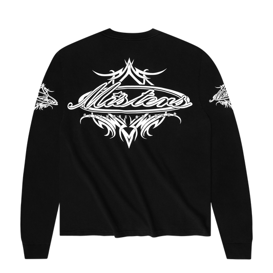 CUSTOM DESIGNS SHRUNKEN LS / WORN BLACK
