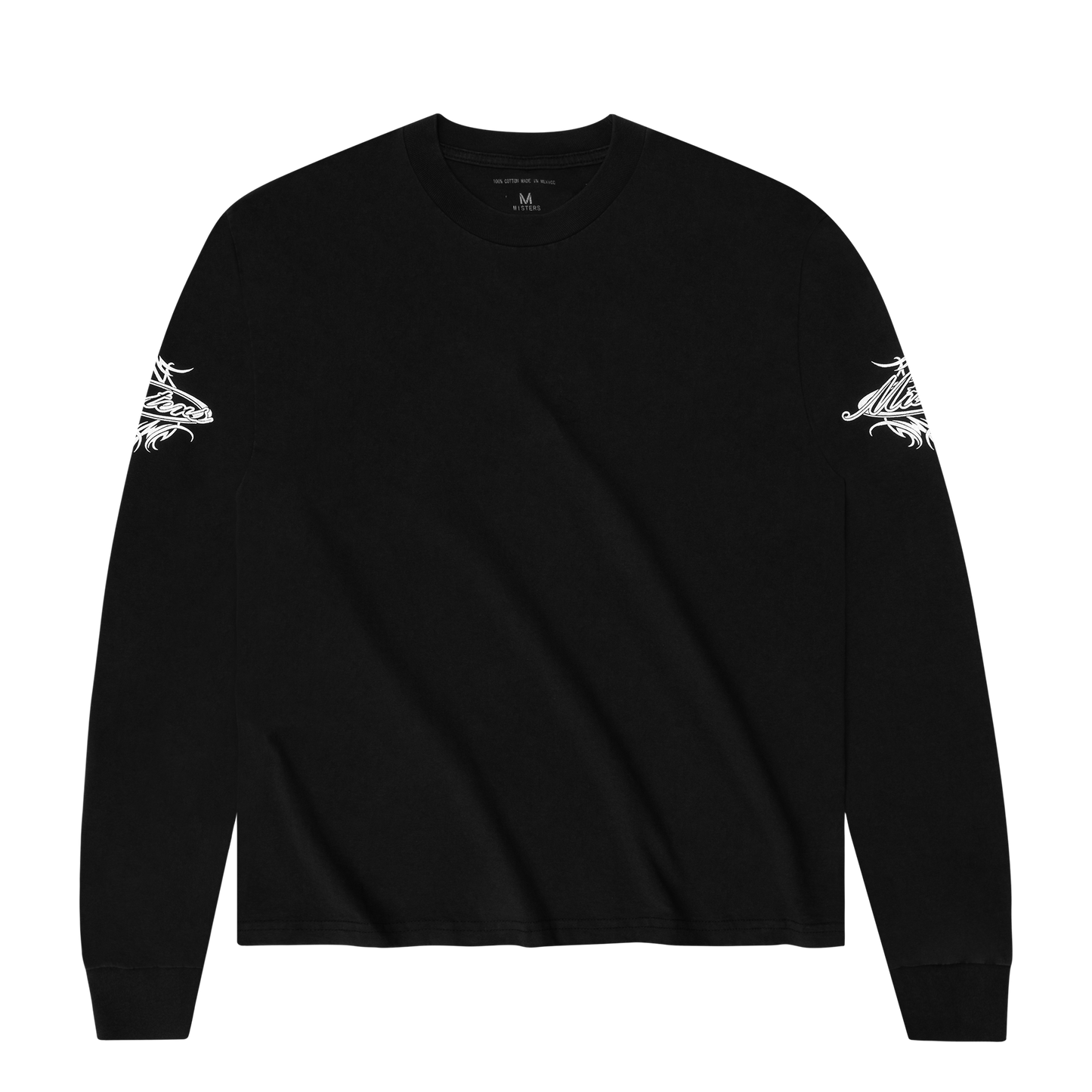 CUSTOM DESIGNS SHRUNKEN LS / WORN BLACK
