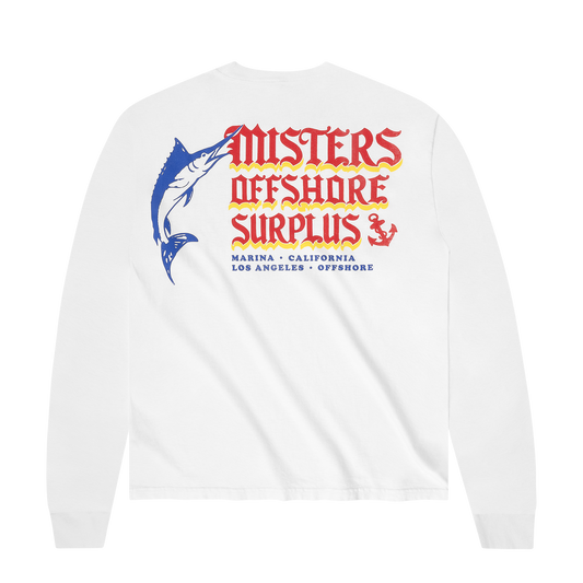 MARINA SHRUNKEN LS / VINTAGE WHITE