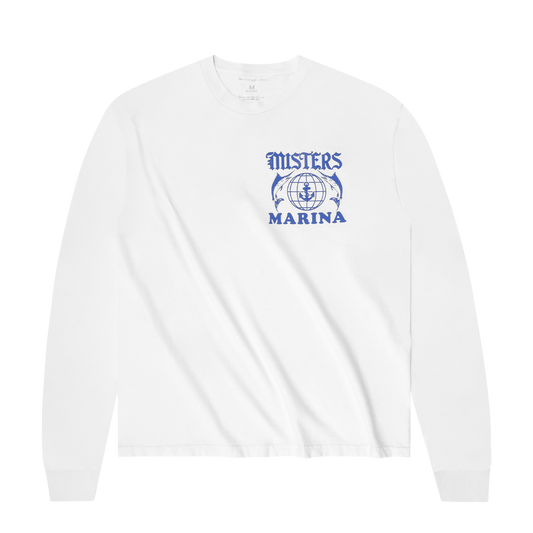 MARINA SHRUNKEN LS / VINTAGE WHITE