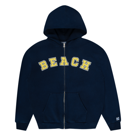 BEACH ZIP-UP / NAVY