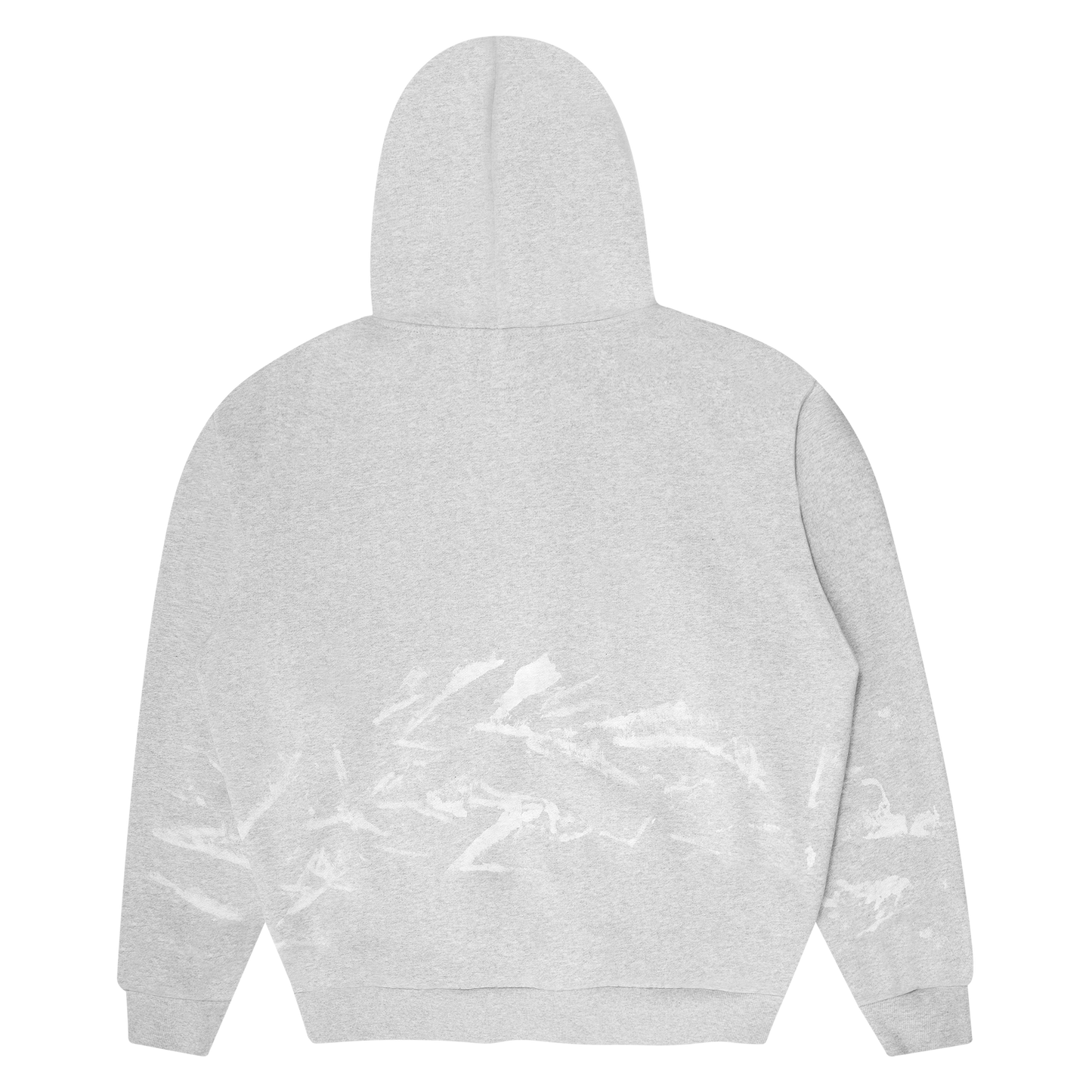 BEACH ZIP-UP / HEATHER GREY WHITE PAINTER
