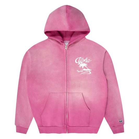 ALOHA ZIP-UP / PINK