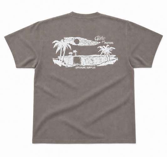 ALOHA TEE / COCOA BROWN