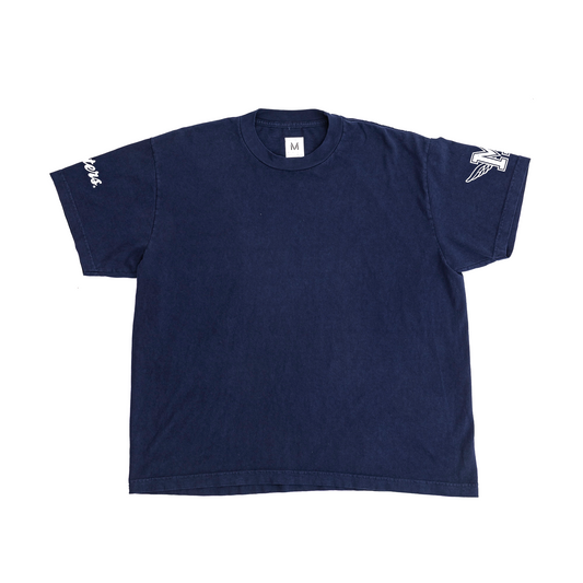 M-WINGS TEE  / NAVY