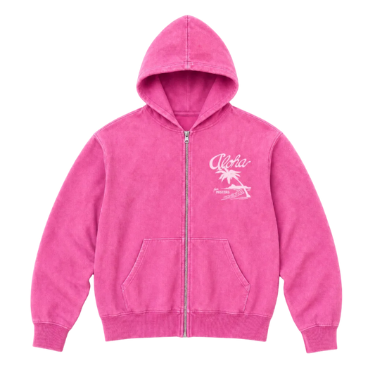ALOHA ZIP-UP / PINK